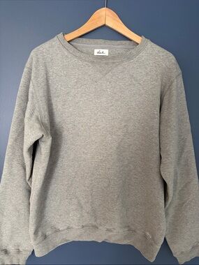 Men's Heather Gray Crewneck Sweatshirt - Casual Everyday Pullover